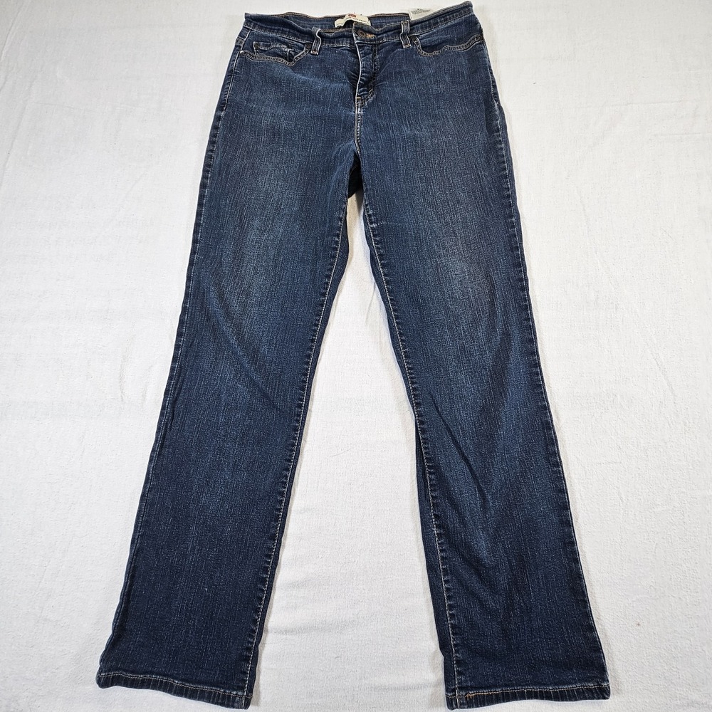 Levi Jeans 512 Womans 14 M Perfectly Slimming Straight Leg Stretch
